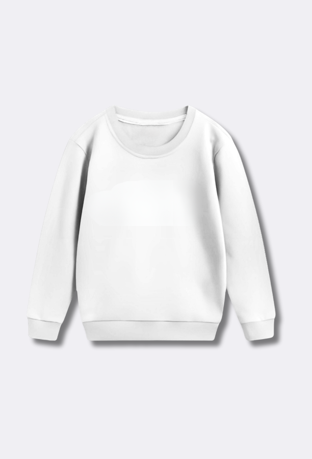 White Kids' Sweatshirt