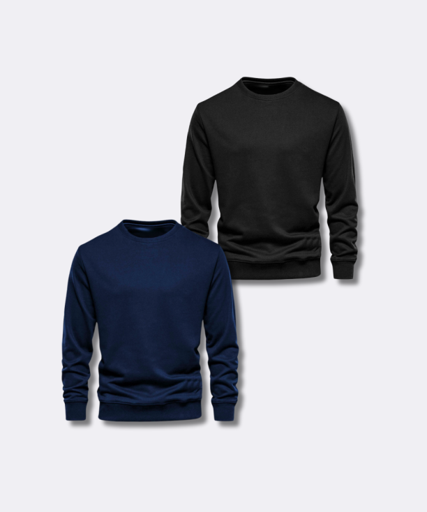 Bundle Deal: Sweatshirts Pack of 2 – Black & Navy Blue