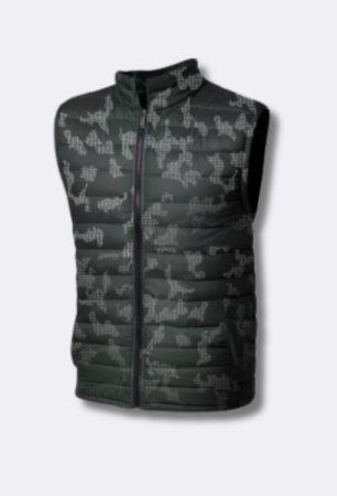 Men’s Camouflage Fashionable Stylish Sleeveless Puffer Vest Jacket