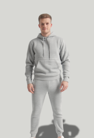 Men’s Heather Grey Tracksuit