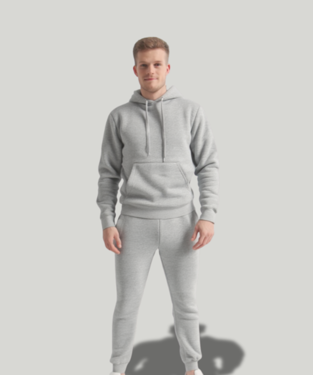 Men’s Heather Grey Tracksuit
